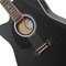 Ashthorpe Full-Size Left-Handed Dreadnought Cutaway Acoustic-Electric Guitar Bundle - Premium Tonewoods